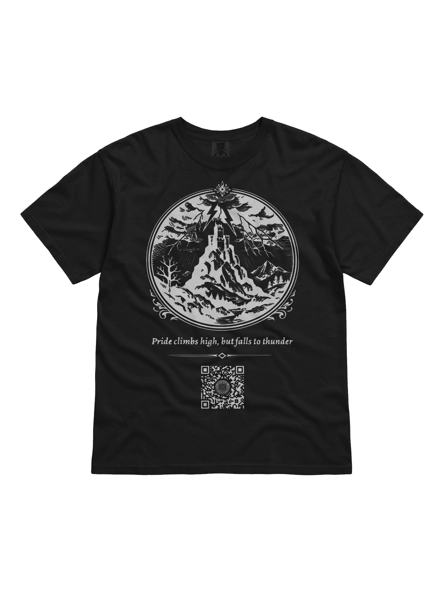 What Pride Attracts (White on Black/Color) product image (1)