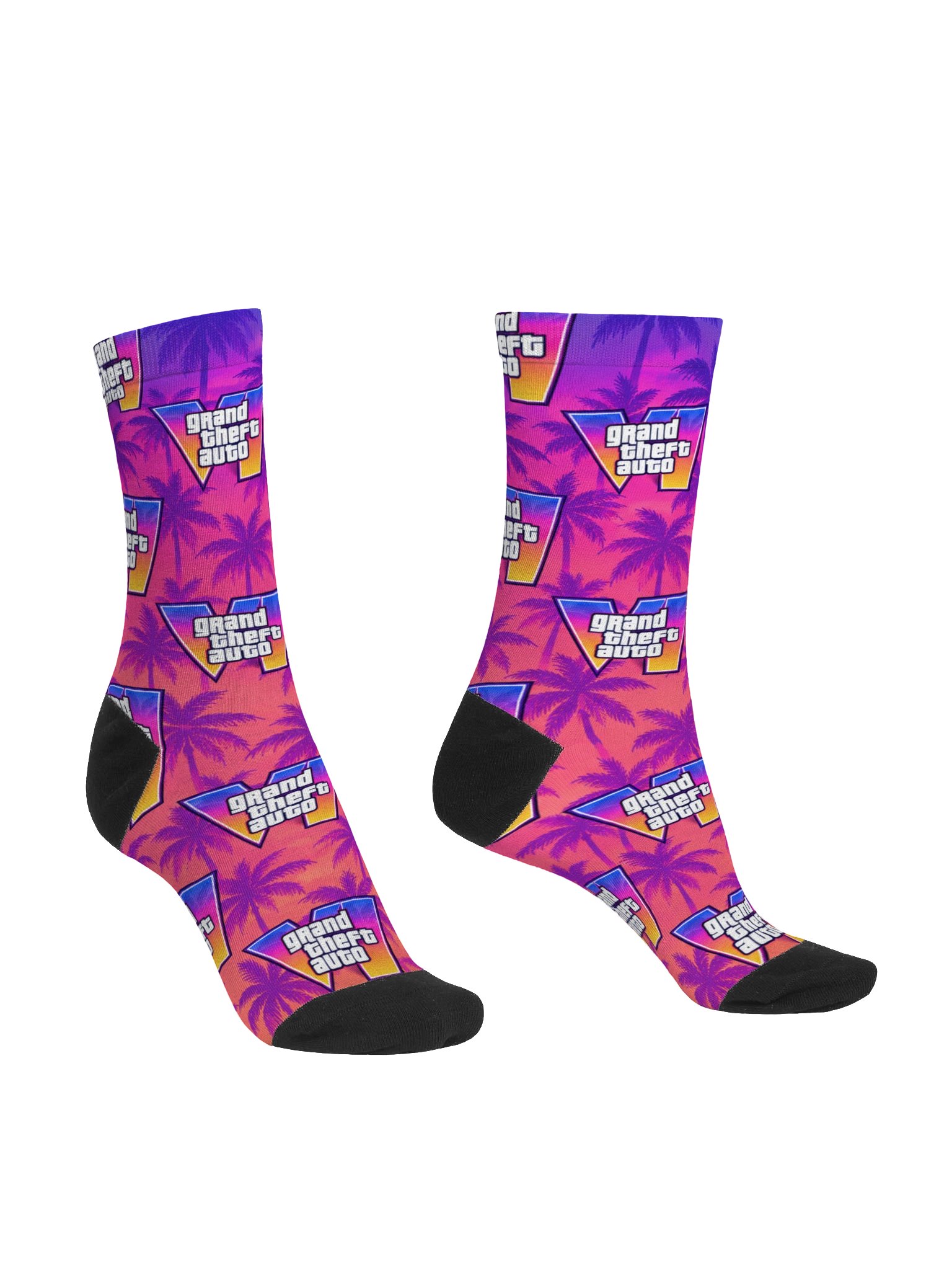 GTA VI Logo Socks - Premium Sustainable Crew Socks (Fan Design) product image (3)