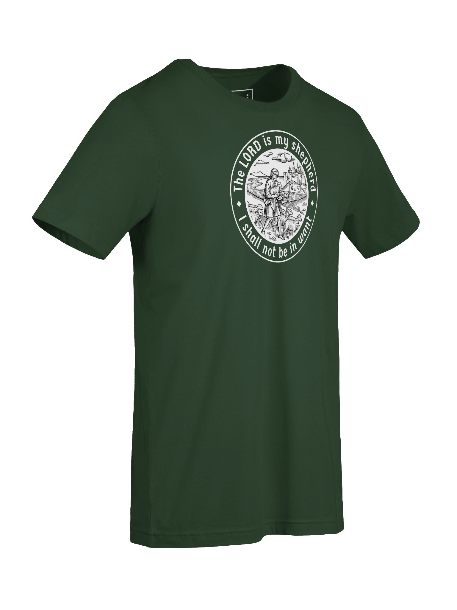 T-Shirt with "The LORD is my shepherd" product image (3)