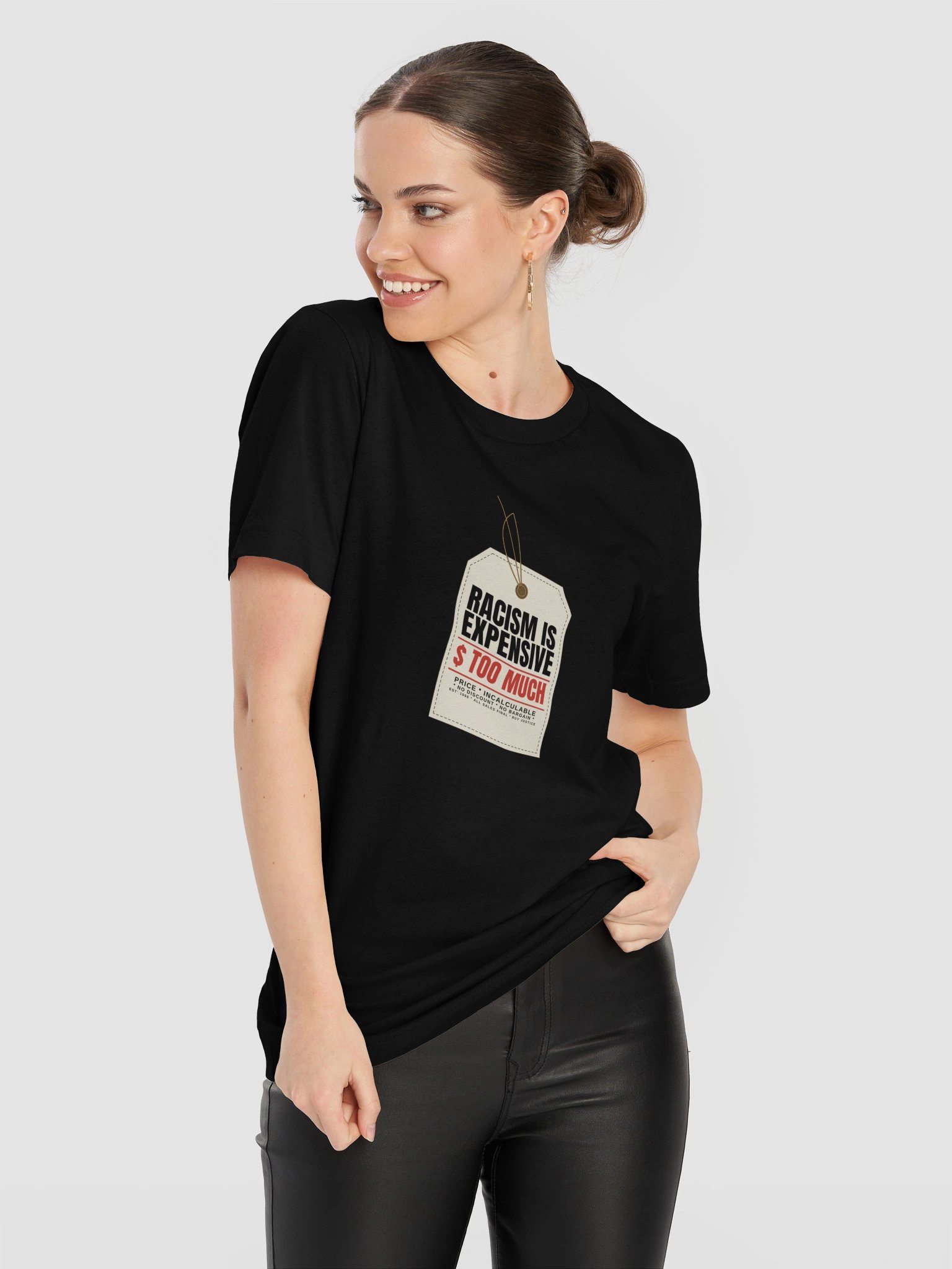 Racism Is Expensive — Price Tag Tee product image (11)