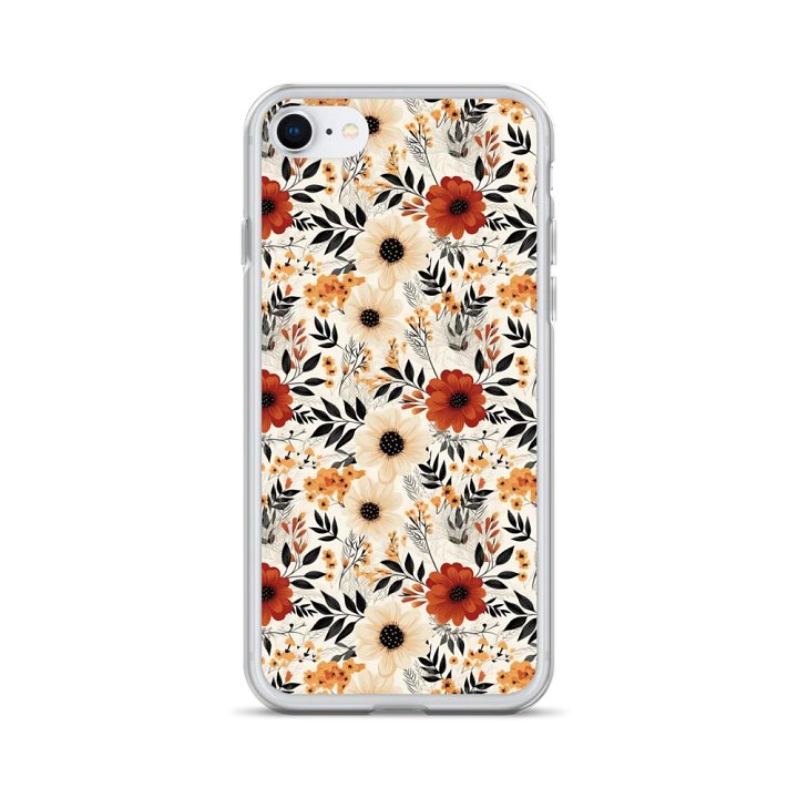 Boho Chic Clear iPhone® 7/8, 11, 12, 13, 14, 15, 16, 17, X/XS, SE, XR, Mini, Pro, Pro Max, Plus Cases. product image (1)