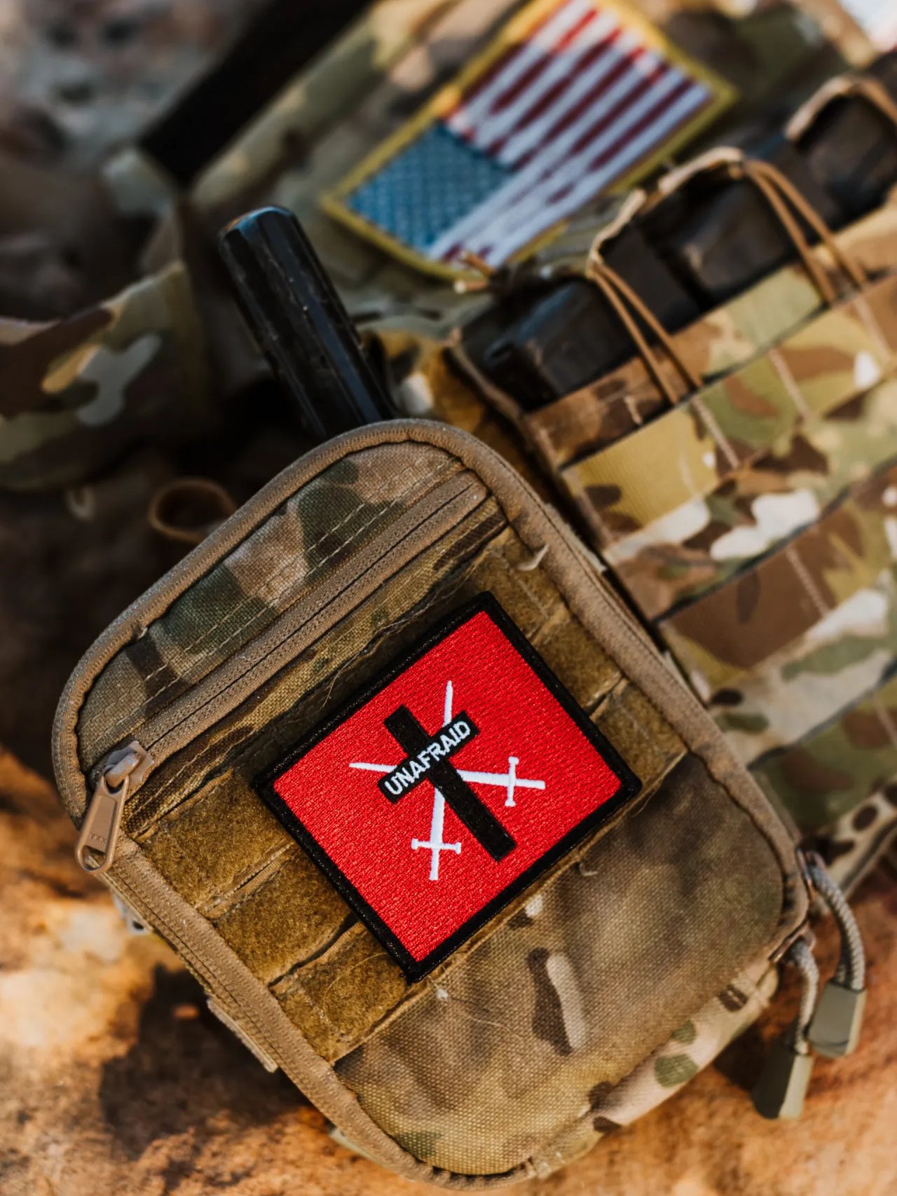 Cross & Swords Tactical Velcro Patch product image (1)