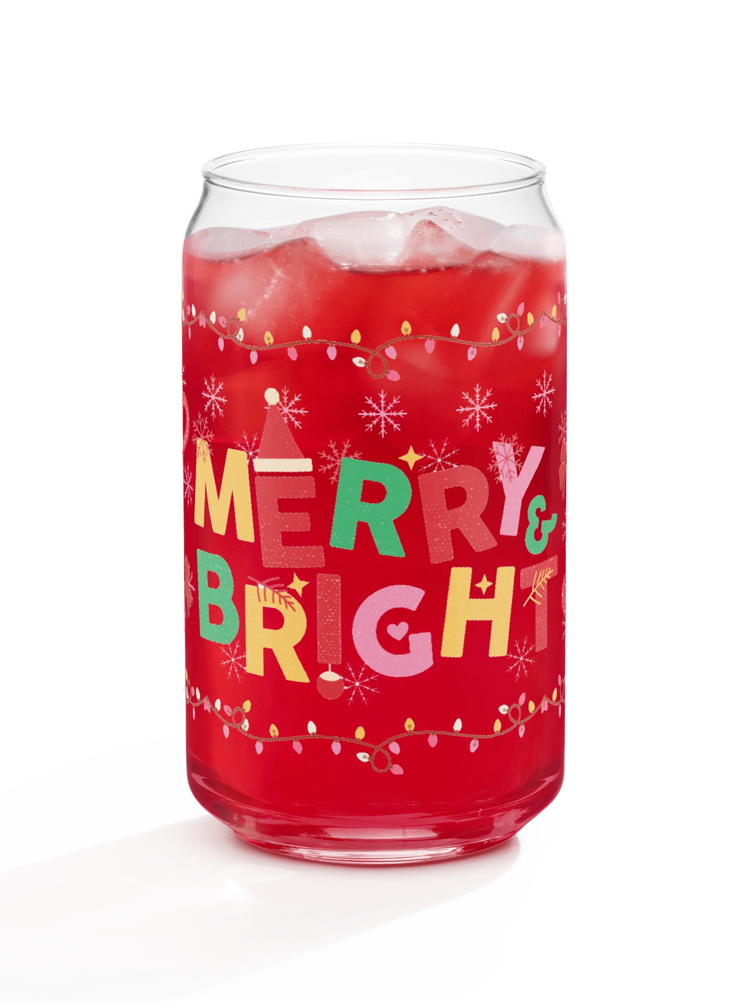 Merry & Bright Glass Tumbler product image (11)