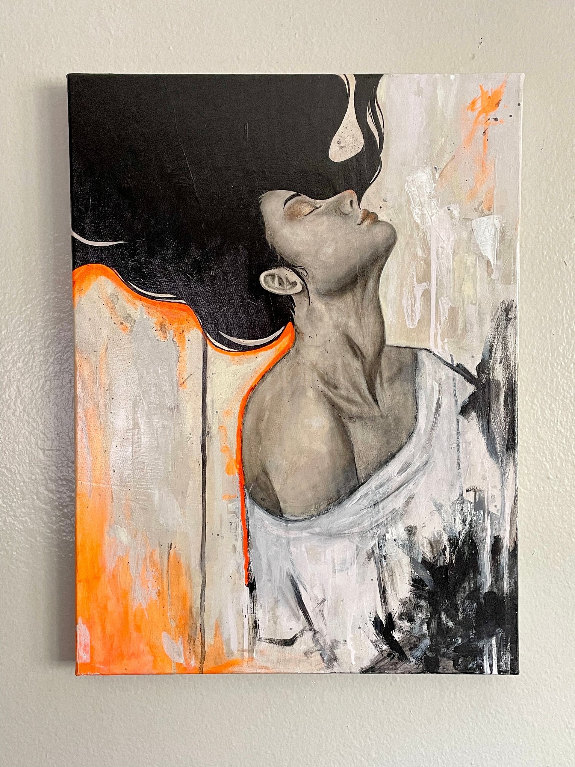 letting go of expectations - Original Mixed Media Painting product image (1)