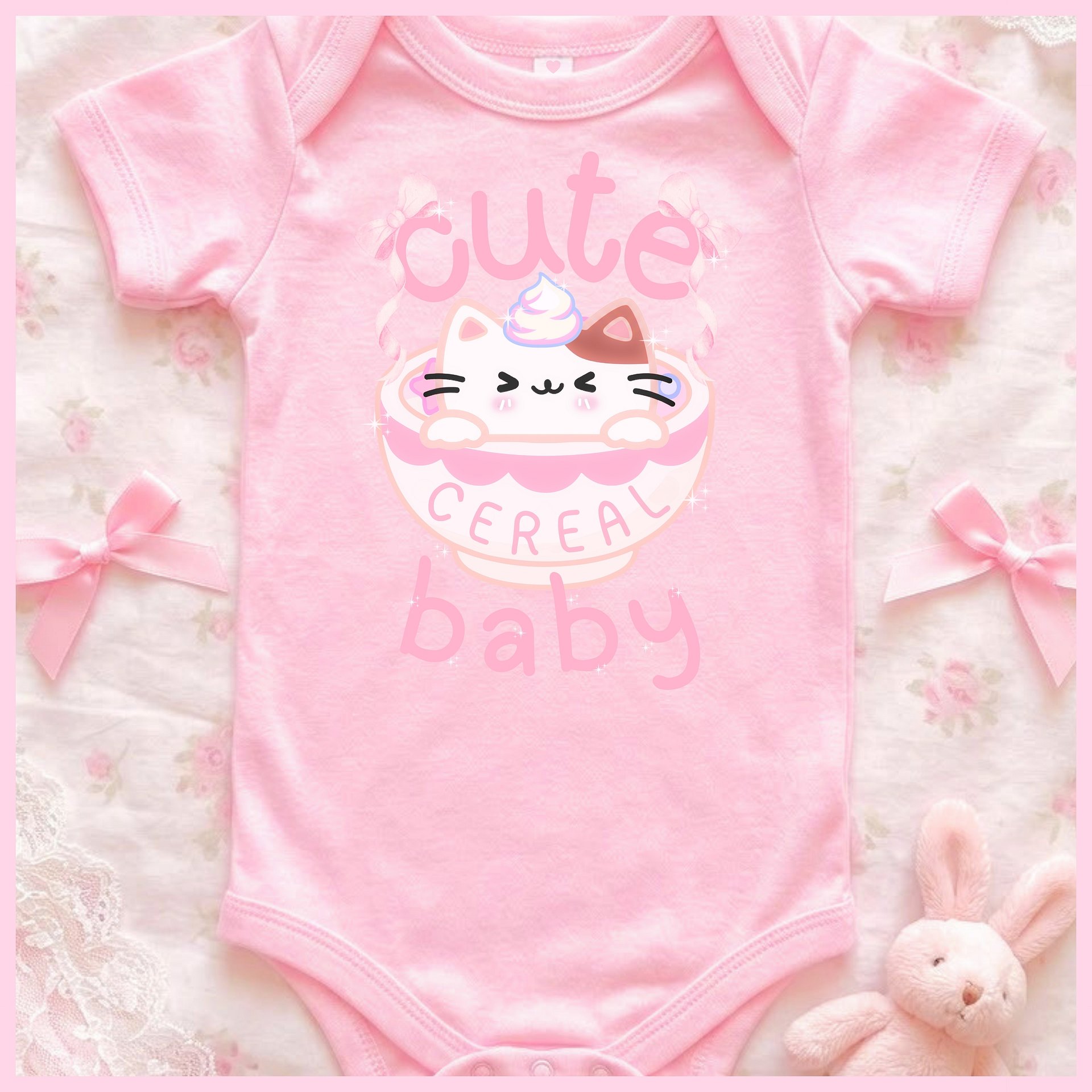 cute cereal baby Onesie product image (1)