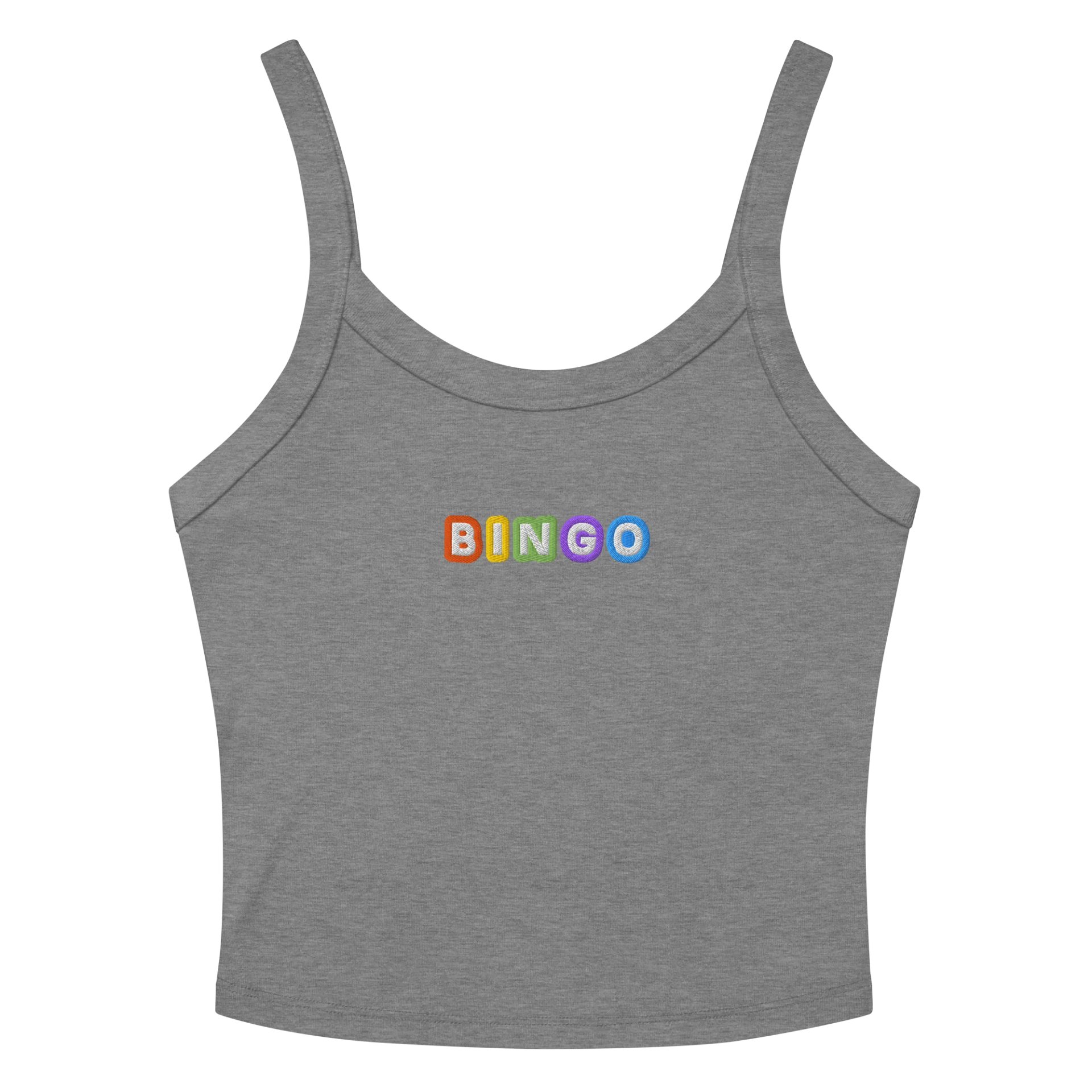 Original Embroidered Bingo Letters Micro-Rib Tank product image (2)