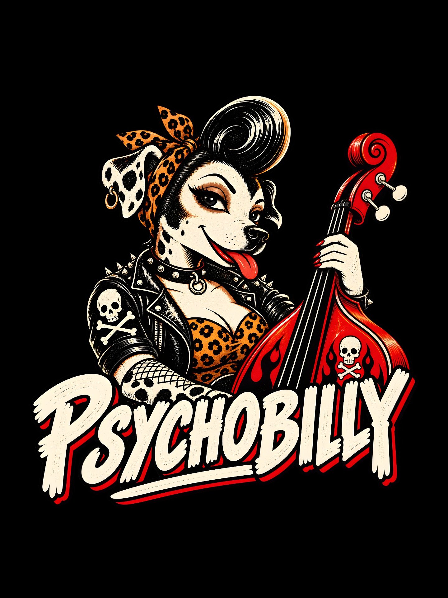 Psychobilly Pin-Up Tee – Men product image (3)