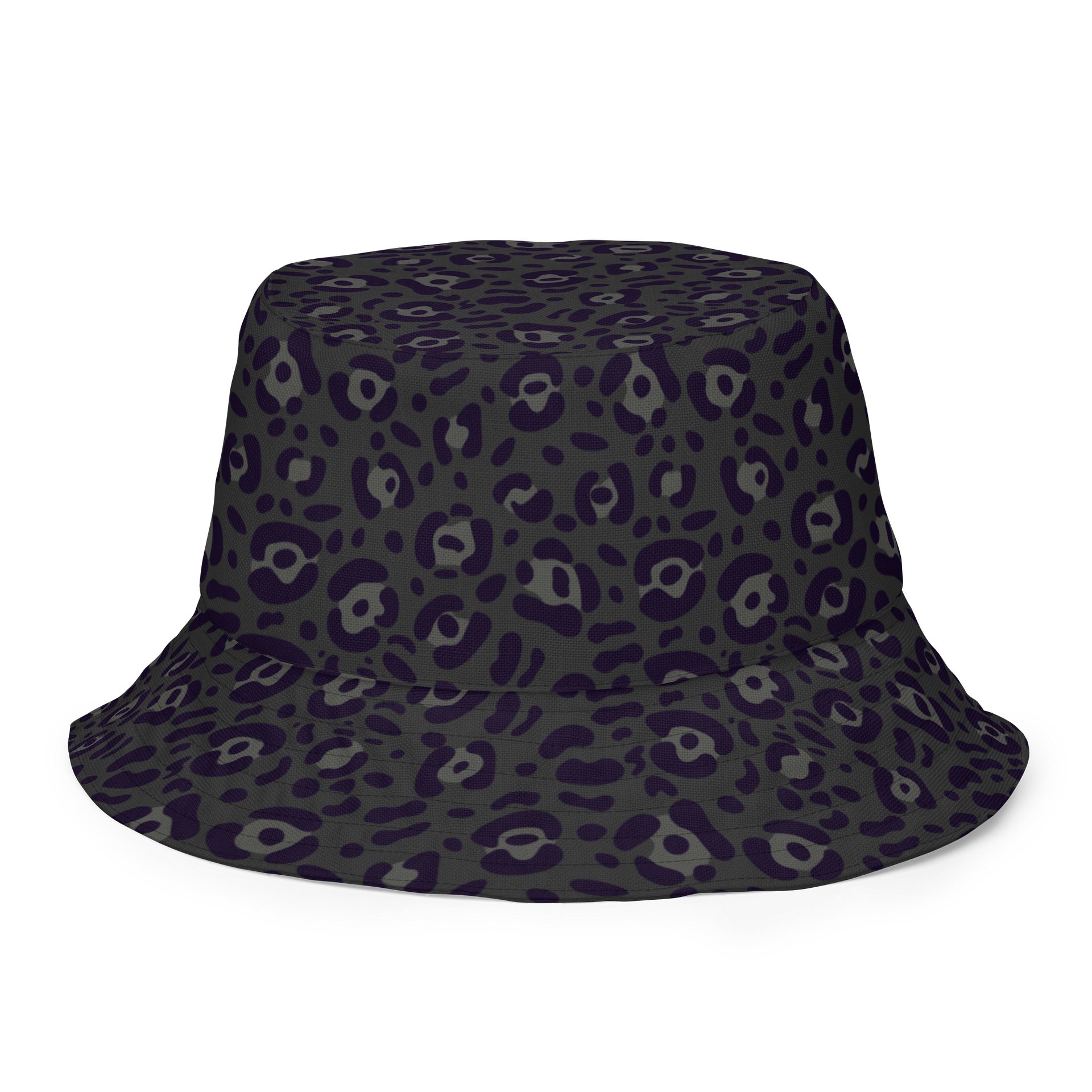 Bold Reversible Bucket Hat with Black Leopard Print product image (8)