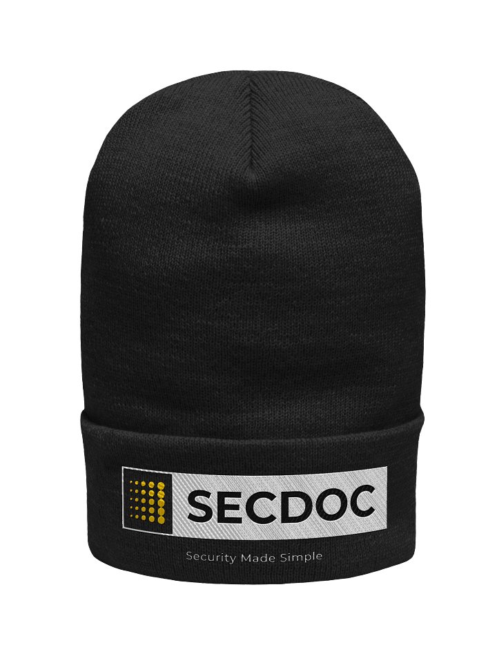 SECDOC Beanie - Black product image (1)