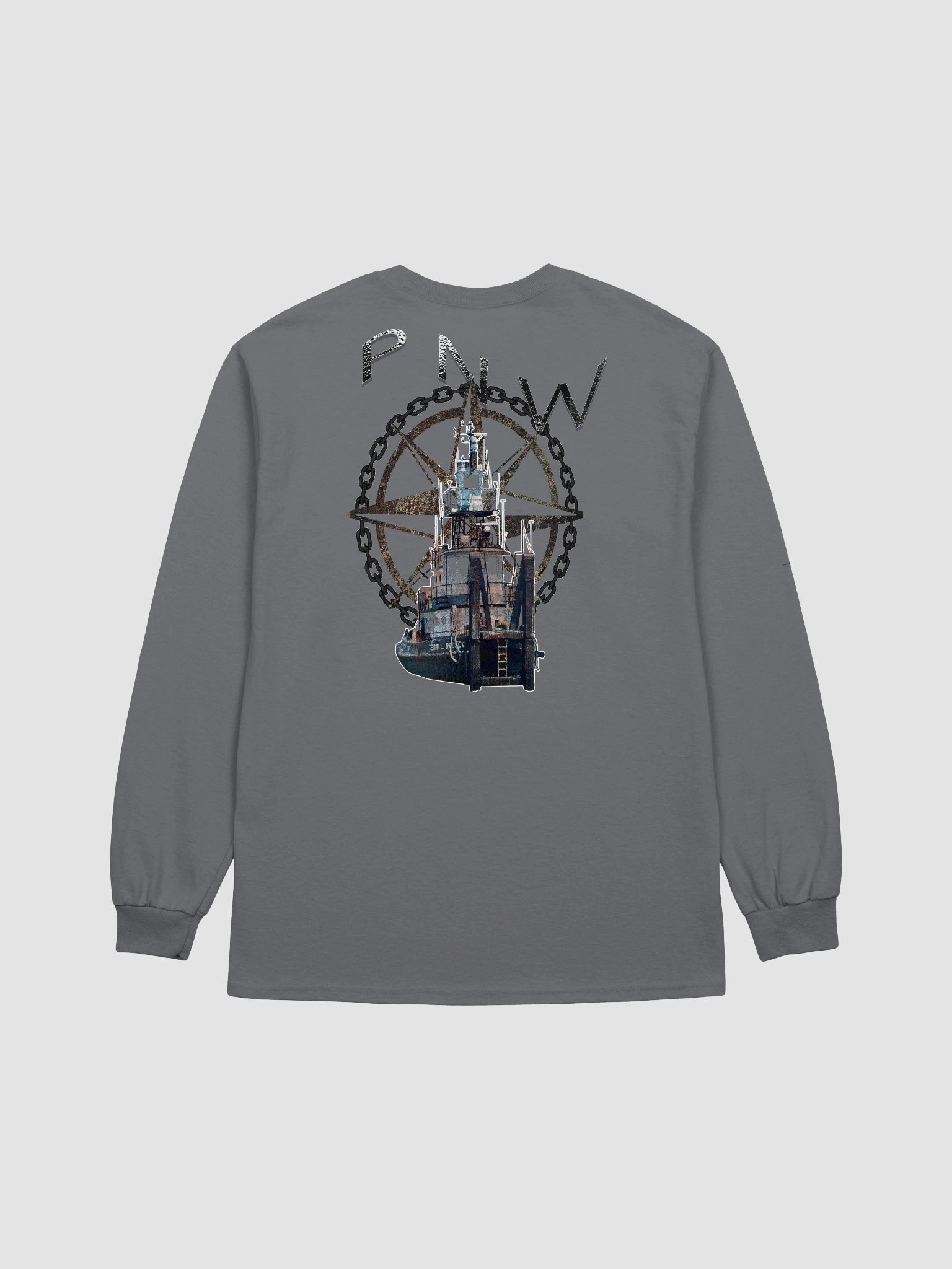 PNW - Compass Rose & Tug Terri L. Brusco – Maritime Workwear | Twin Anchor Apparel Saltwater Long Sleeve Line product image (37)