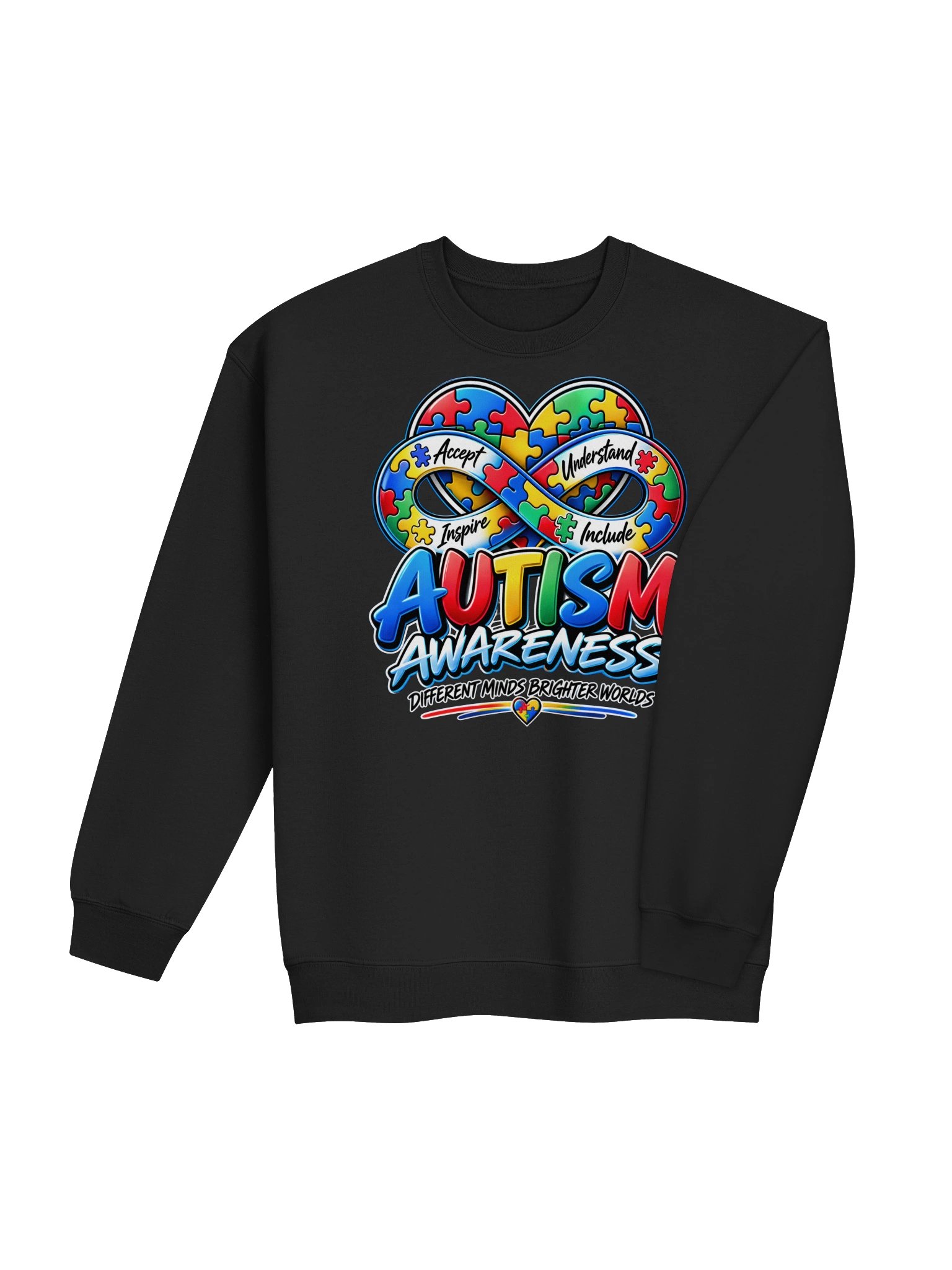 The Blacktop Brand "Autism Awareness" Crewneck Sweatshirt product image (41)