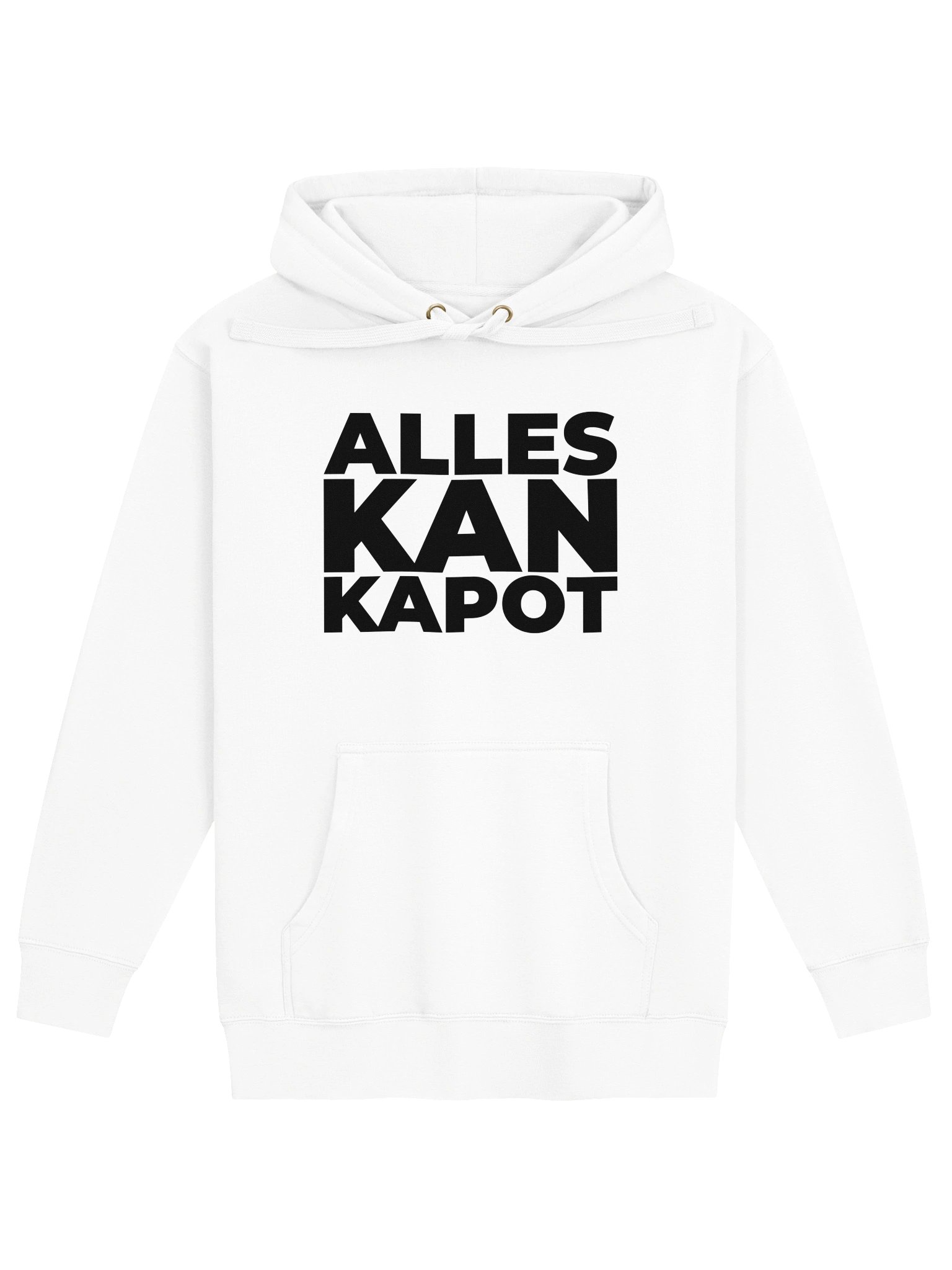 Alles kan kapot Hoodie – Wit product image (1)