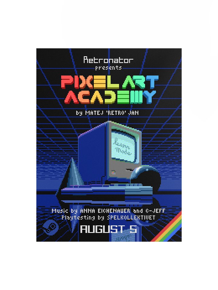 Pixel Art Academy: Learn Mode Launch Poster product image (1)