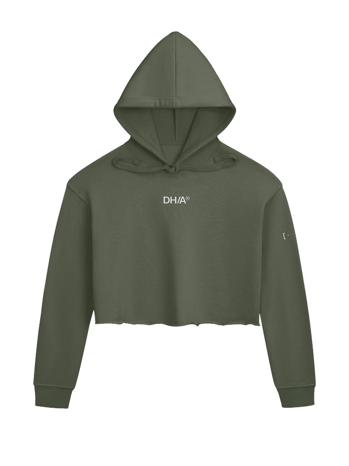 DigitlHaus Crop Hoodie - Olive product image (2)