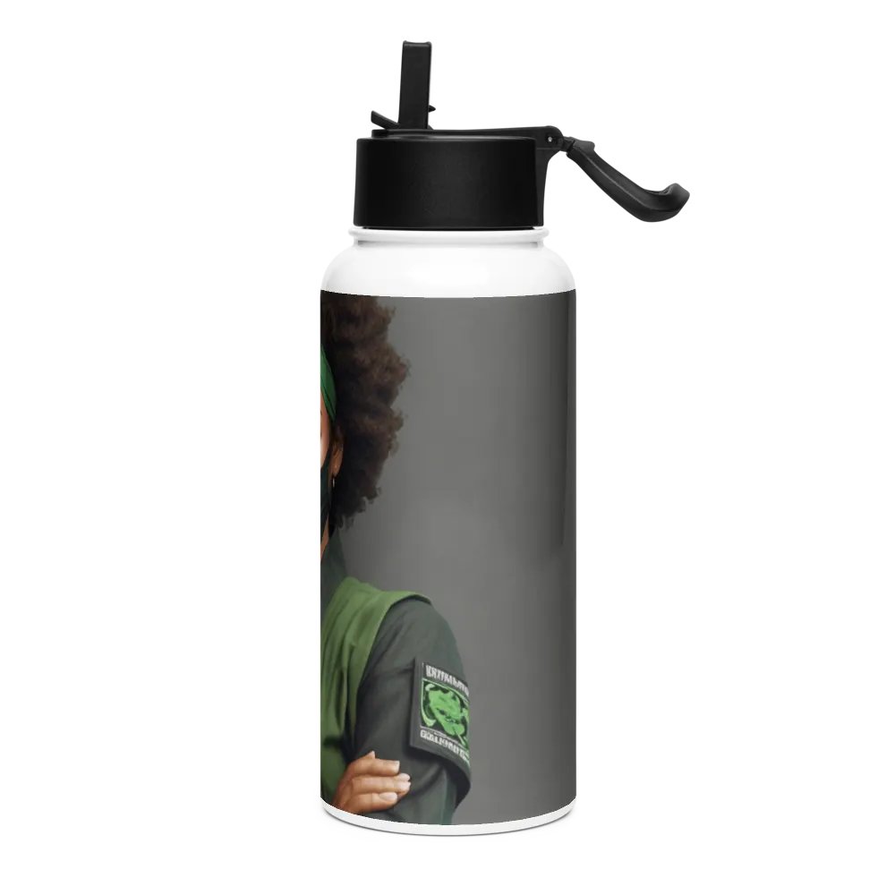 Whatever Ninja Metal Bottle with straw product image (3)