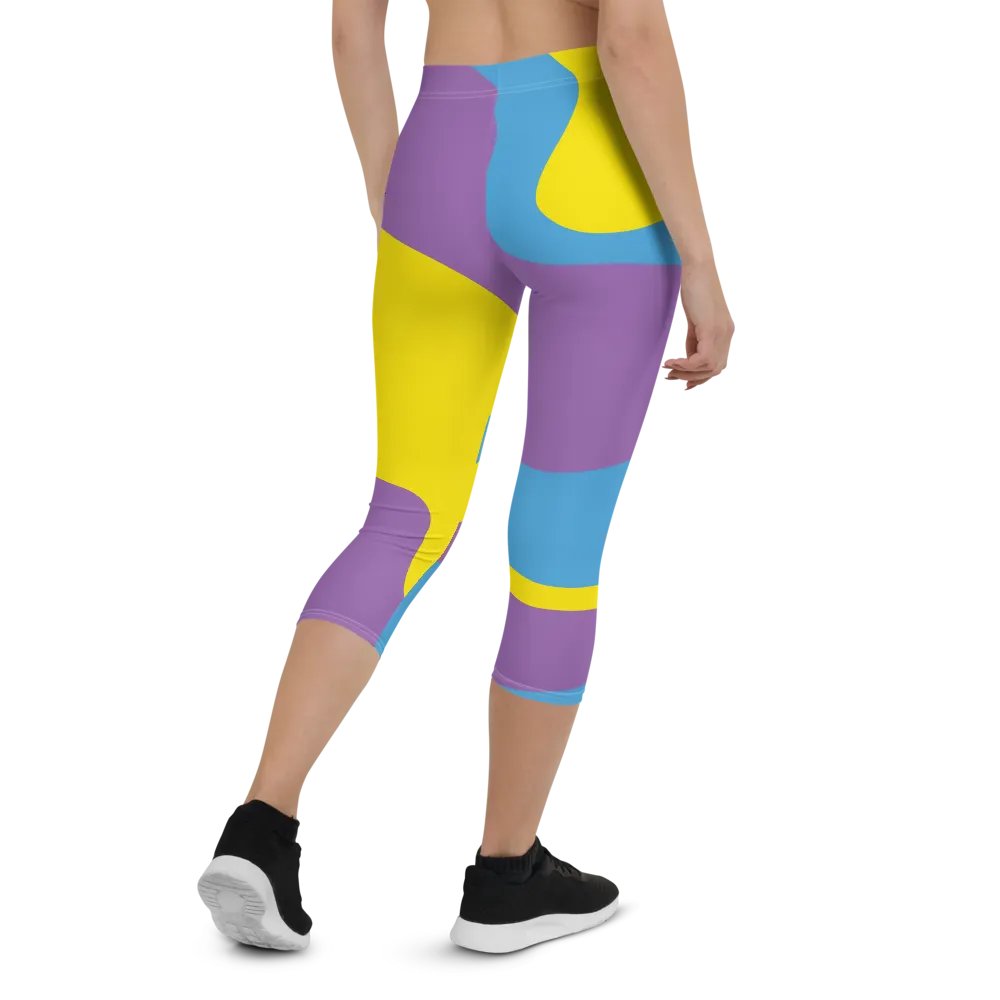 Royal Crypto Queen Capri Leggings product image (2)
