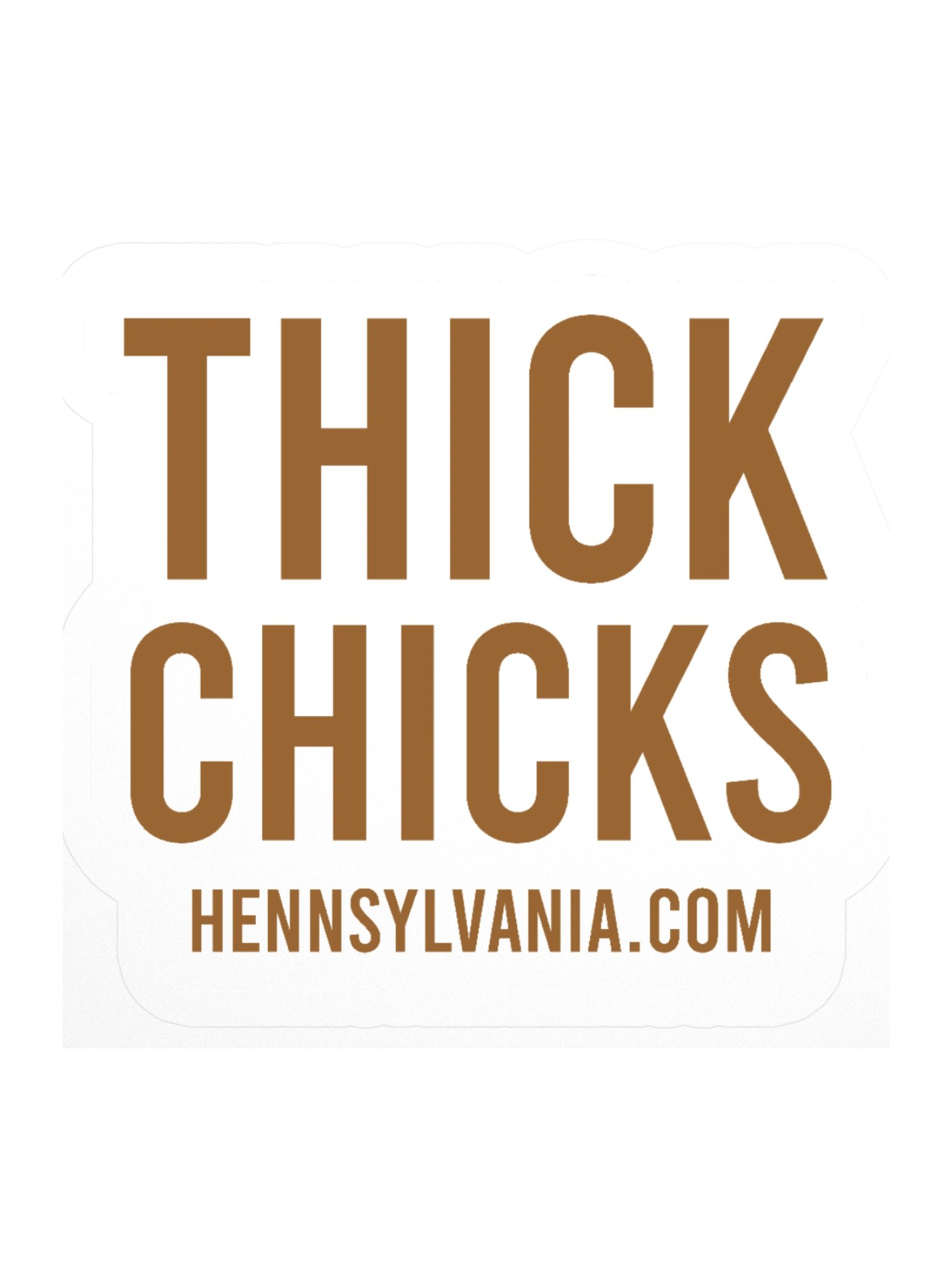 THICK CHICKS sticker product image (1)