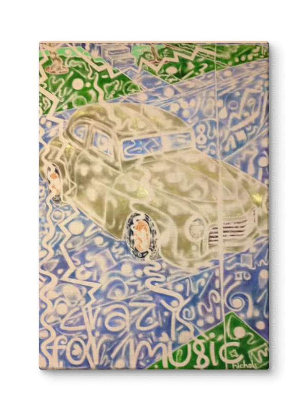 Crazy for Music (1993) on Canvas (28" x 40") product image (2)
