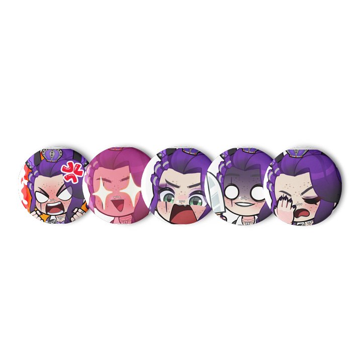 Angry Faye Small Pin Set product image (1)