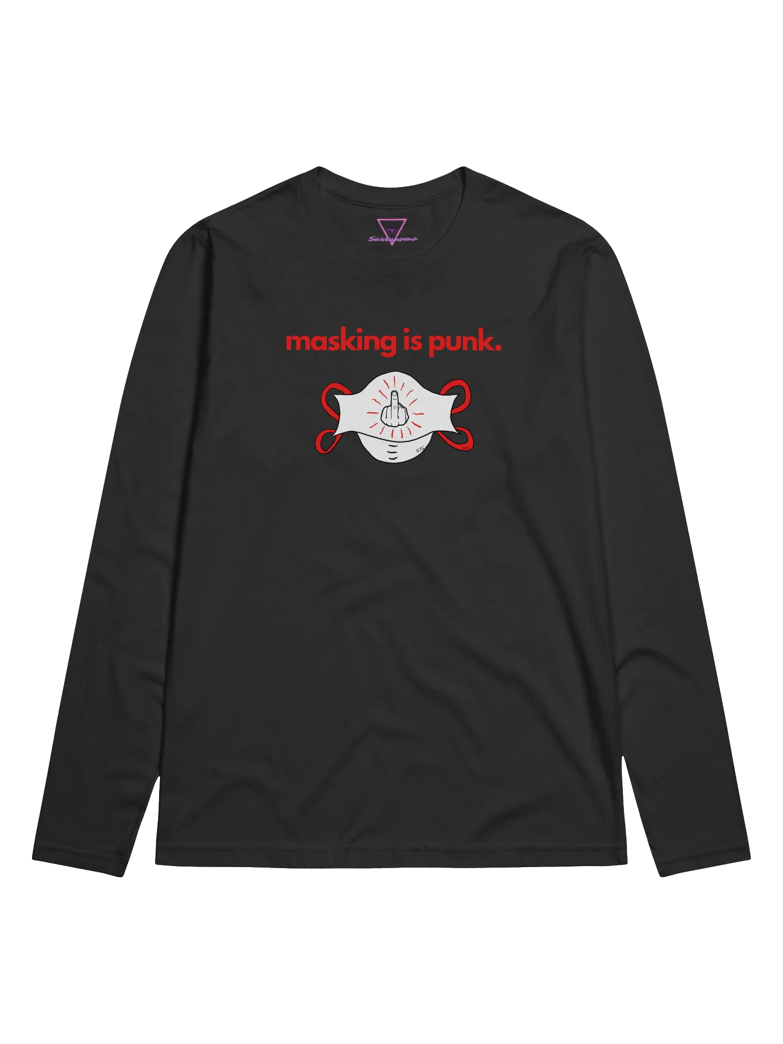 Masking Is Punk long sleeve tee product image (1)