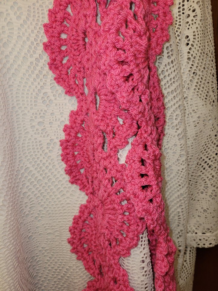 Pink Oyster Shell Scarf product image (2)