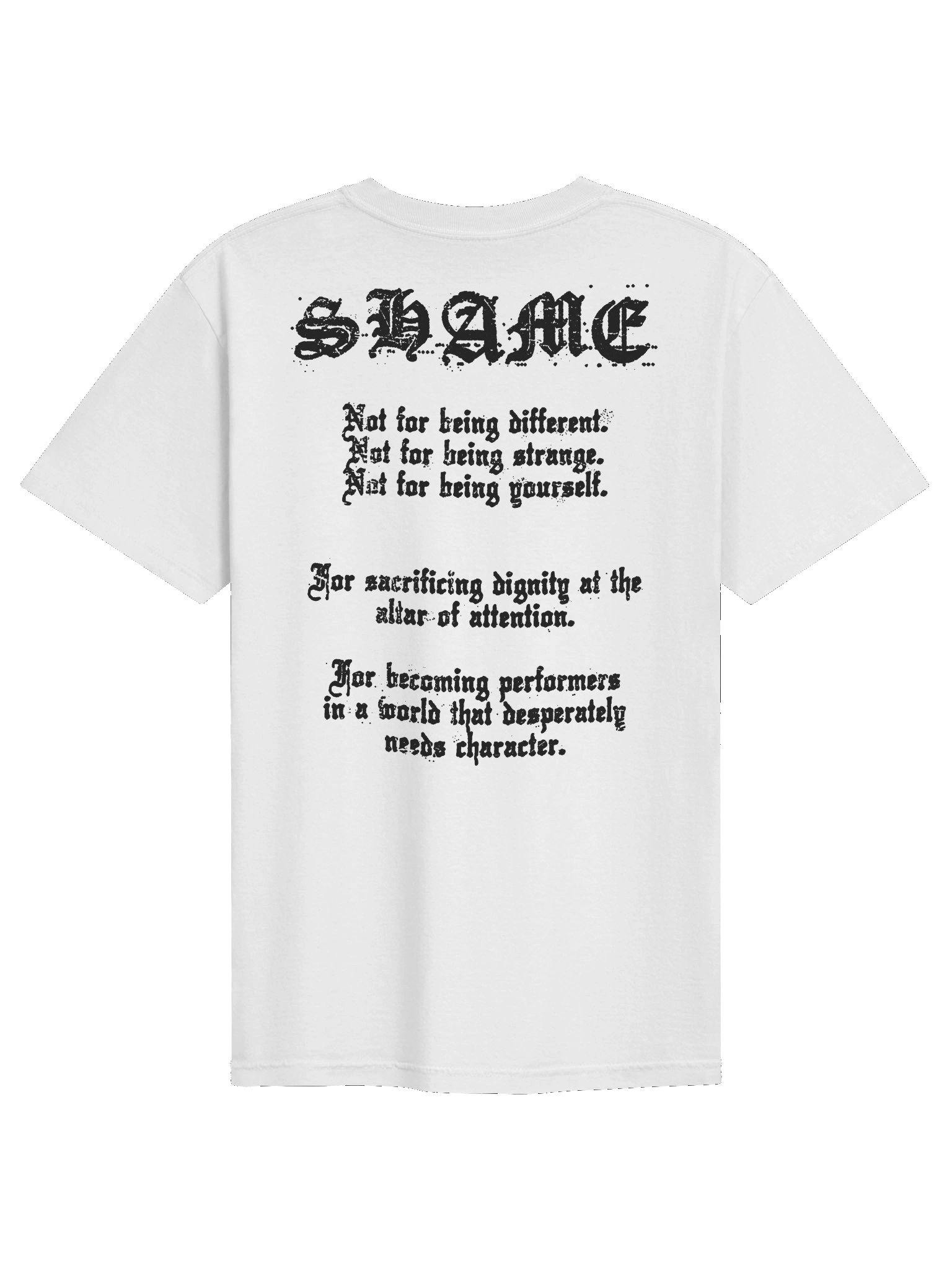 SHAME T-SHIRT product image (2)