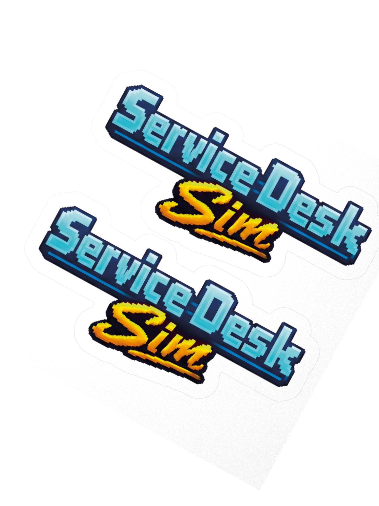 Service Desk Sim Logo Sticker product image (2)