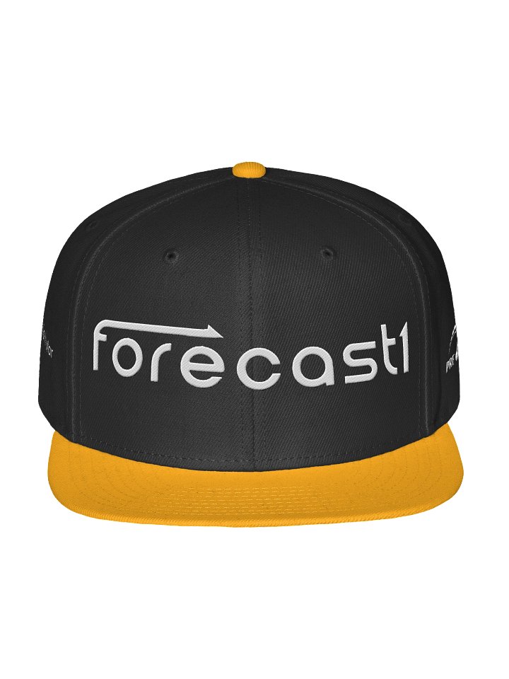 Forecast Black Snapback Flat Visor product image (1)