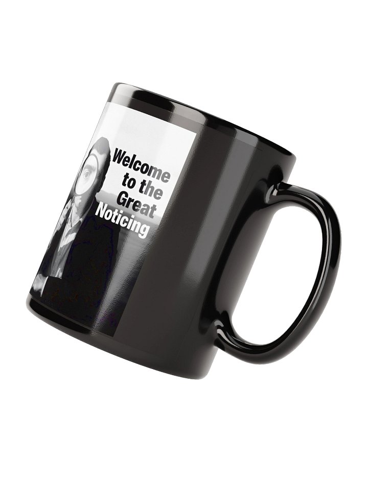 The Great Noticing Black Mug product image (3)