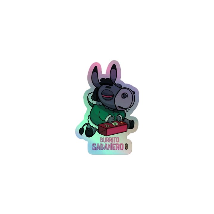 Burrito Sabanero - Sticker (Holographic Kiss Cut) product image (1)
