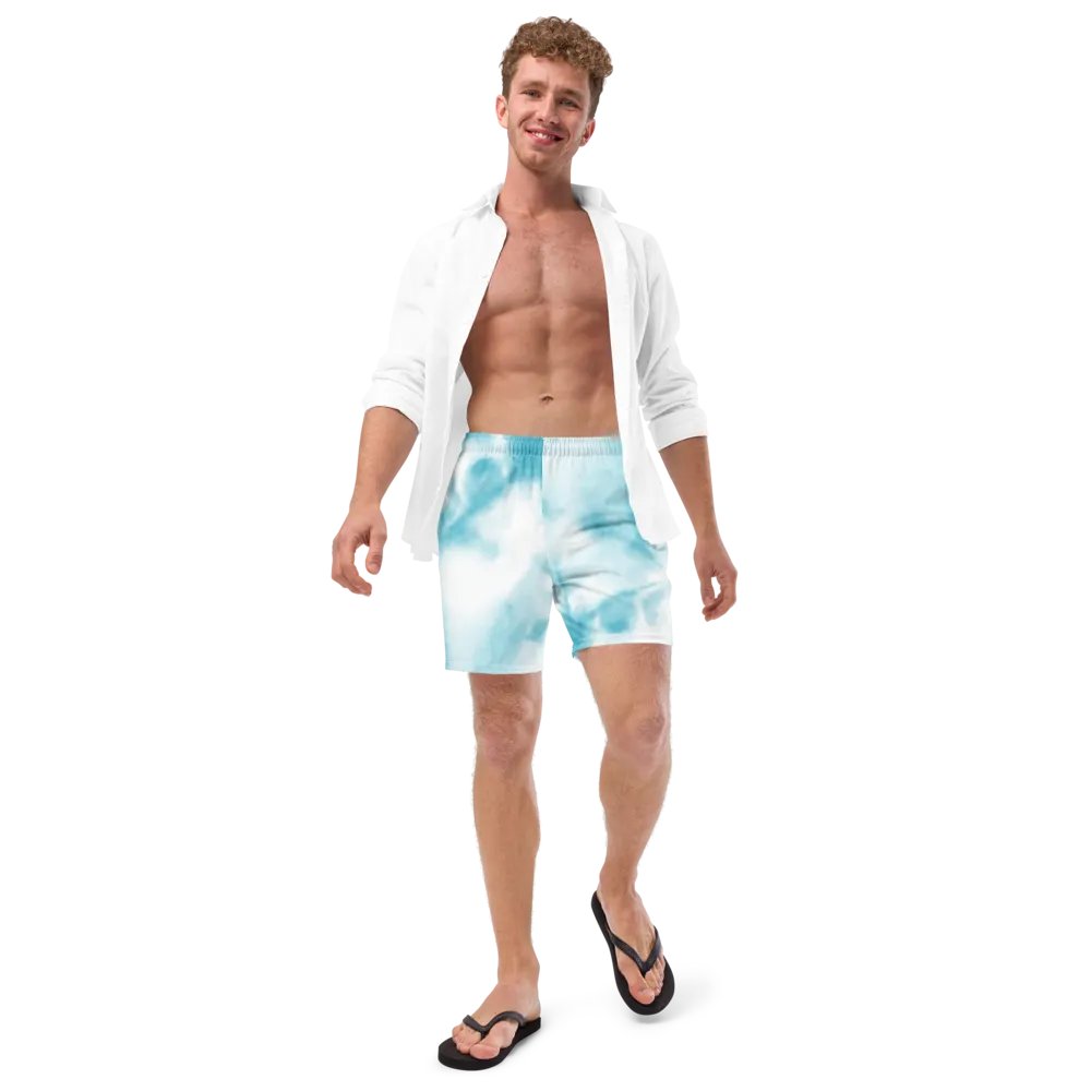 Blue Tye Dye Swim Trunks product image (11)