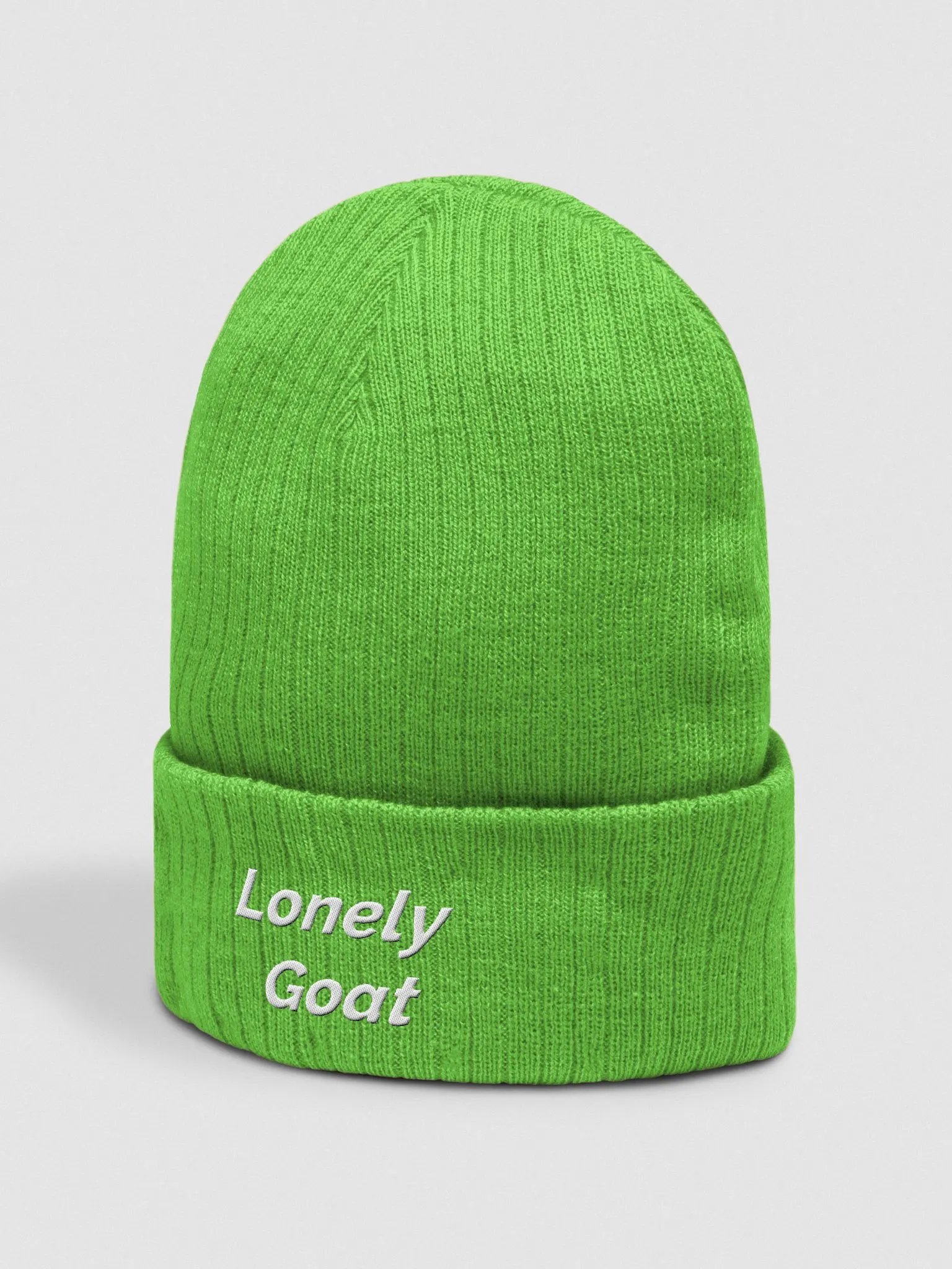 LONELY GOAT Ribbed Knit Beanie product image (2)