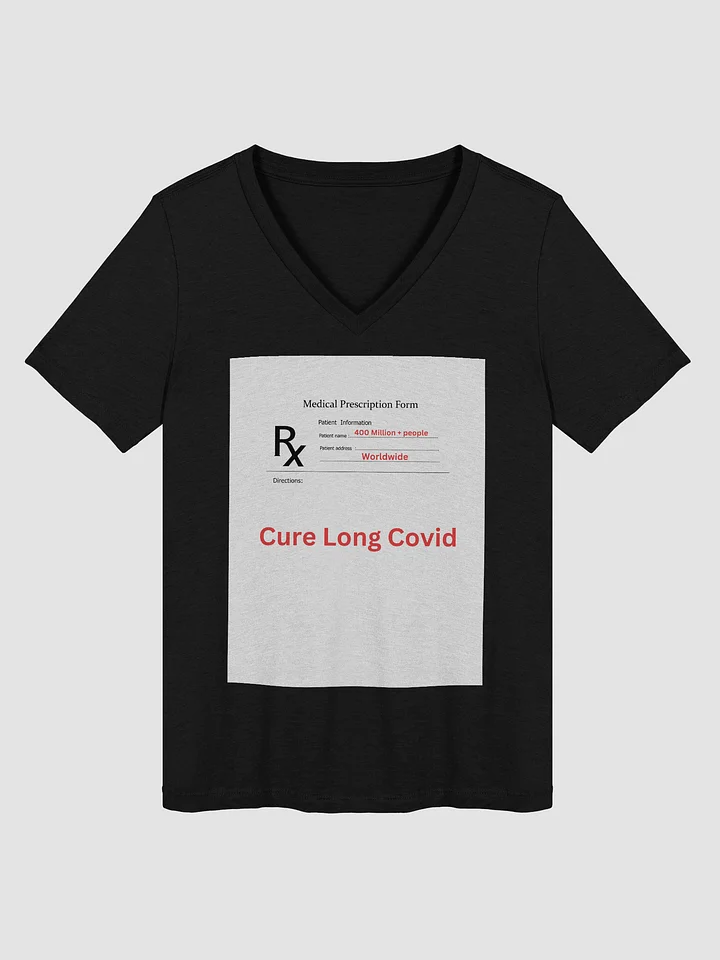 Cure Long Covid RX Relaxed V-Neck Tee product image (3)