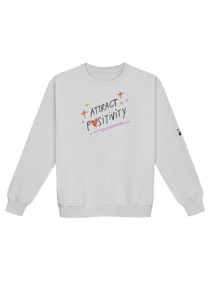 Positive Vibes Graphic Crewneck – “Attract Positivity” Sweatshirt product image (1)