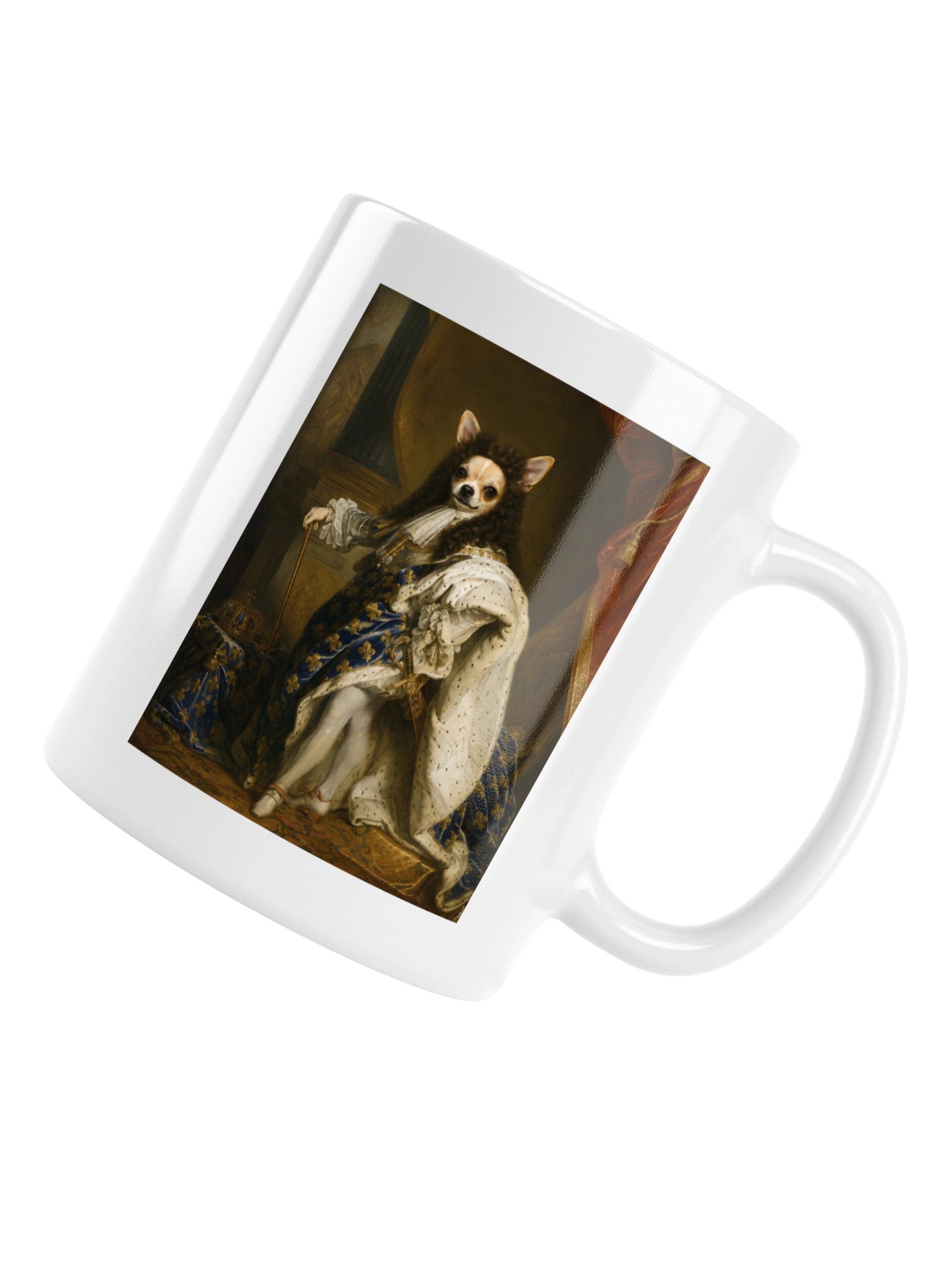 Chihuahua Portrait of Louis XIV Mug product image (6)