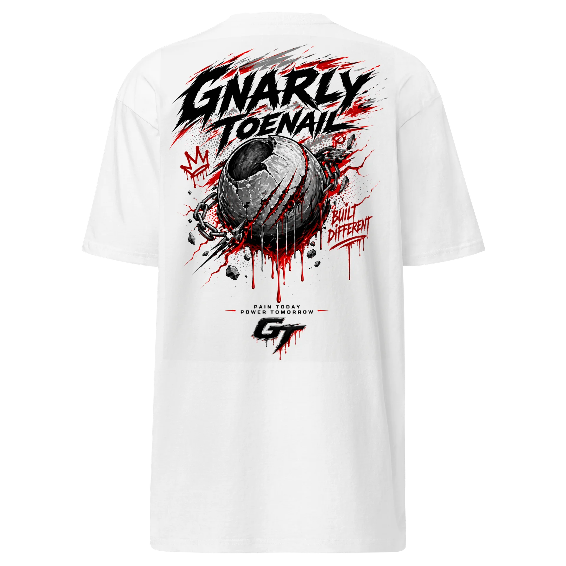 GnarlyToenail "Pain Today. Power Tomorrow" Tee product image (1)