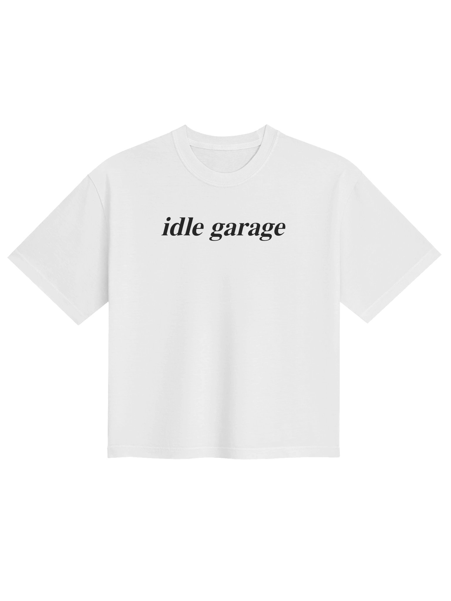 IDLE GARAGE Women's Heavyweight Boxy T-Shirt product image (1)