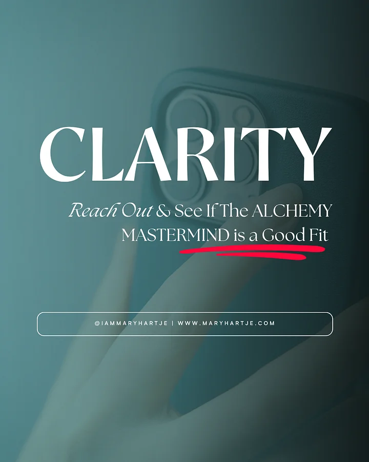 Clarity Consultation: Join The Mastermind! product image (1)