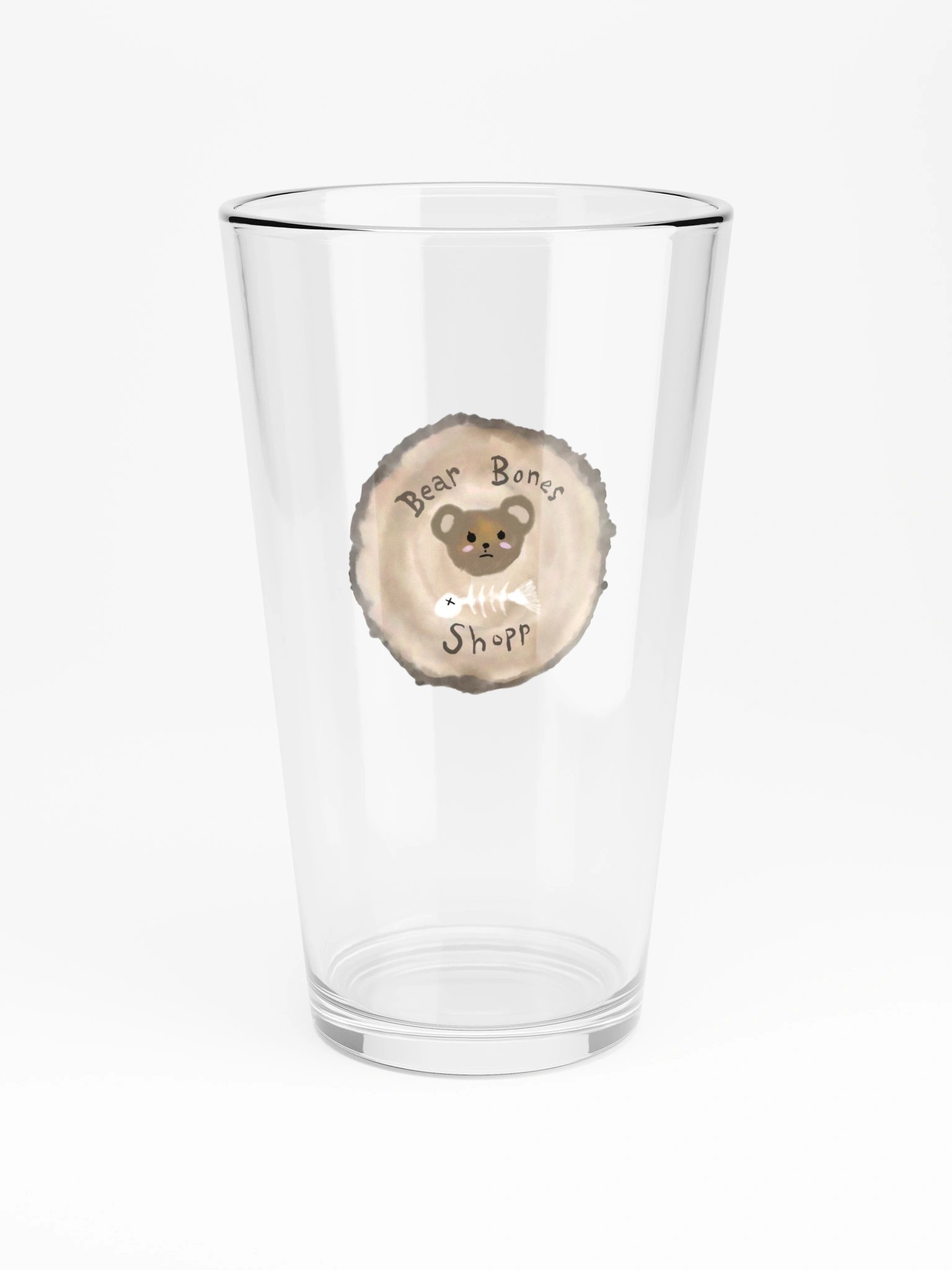 Bear Bones Shopp - Pint Glass product image (3)
