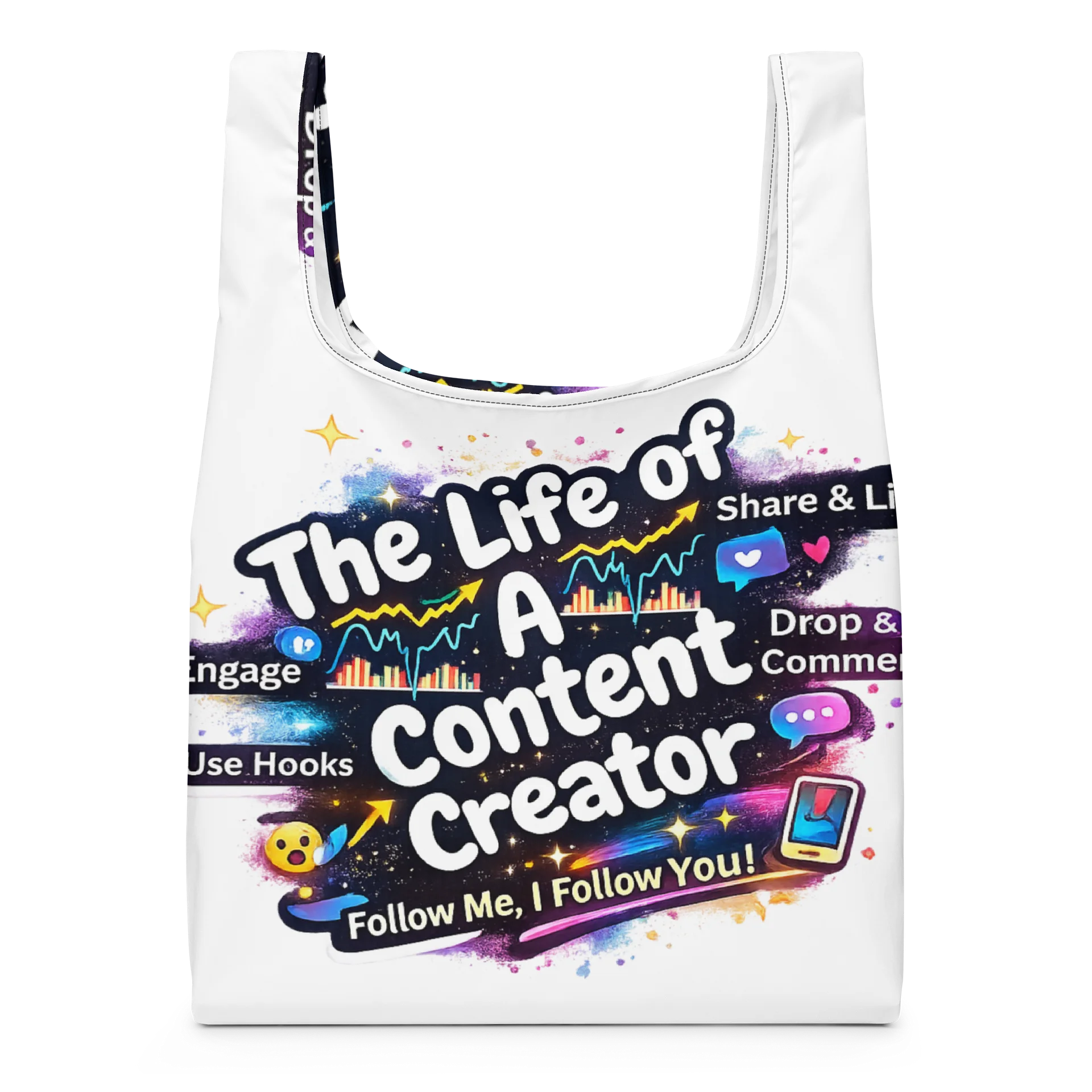 Galactic Content Creator Tote Bag product image (3)