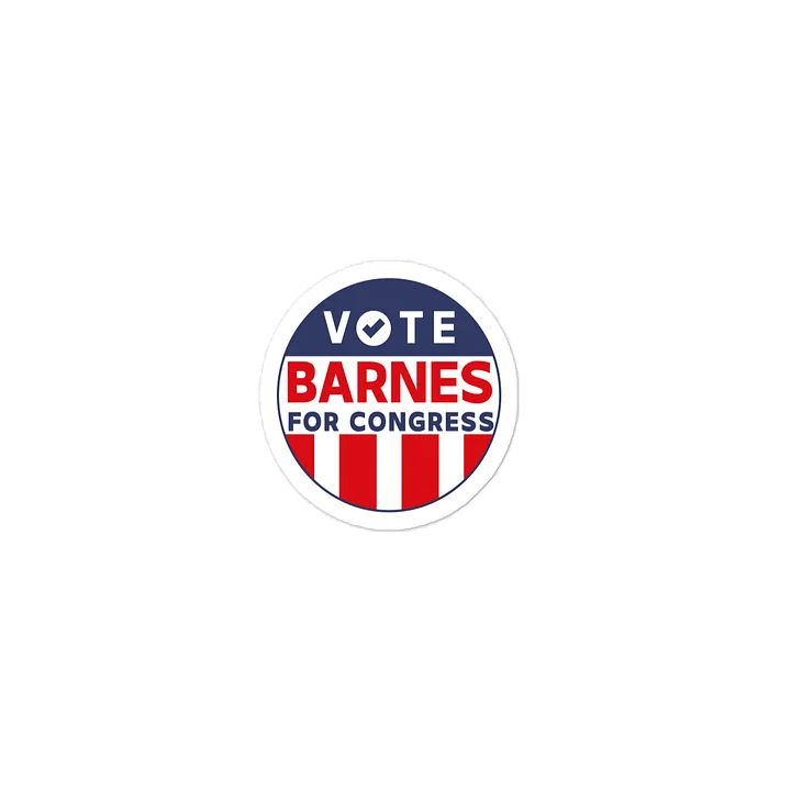 Congressman Barnes - Decal product image (2)