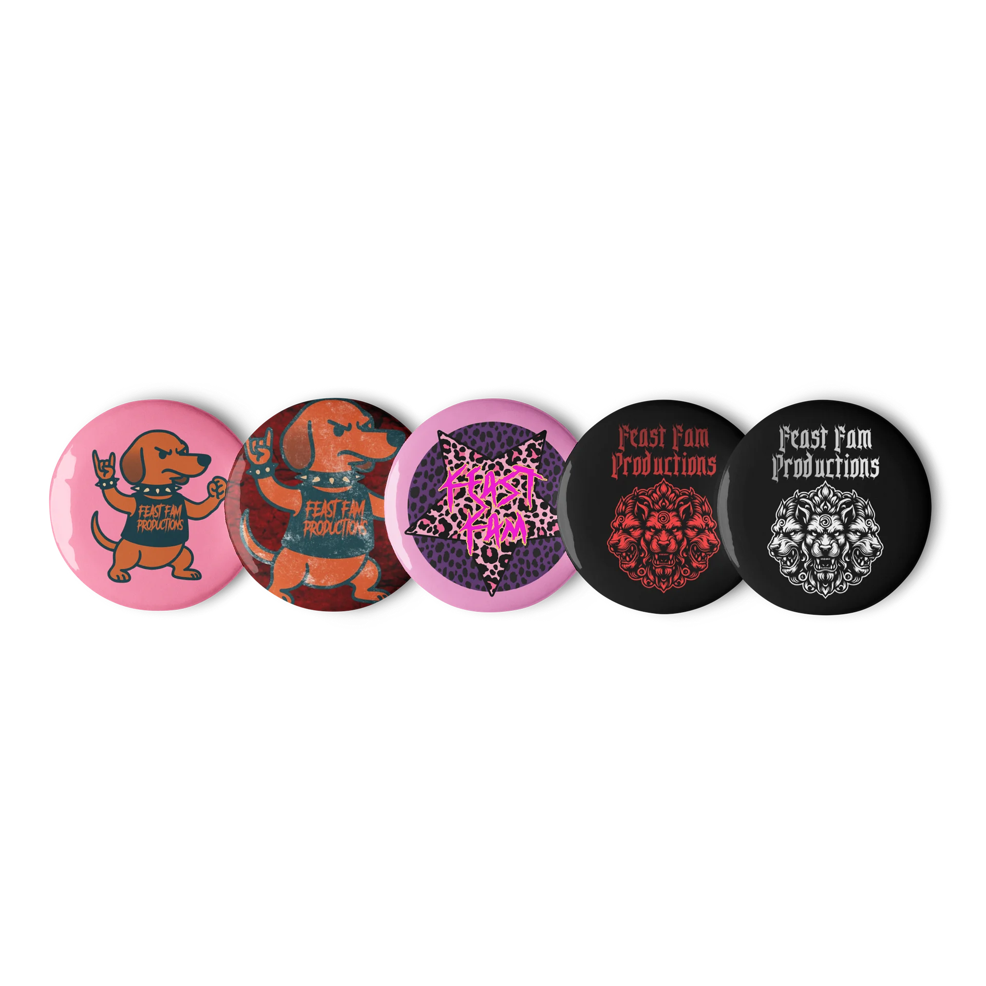 Feast Fam Productions Button Set product image (1)