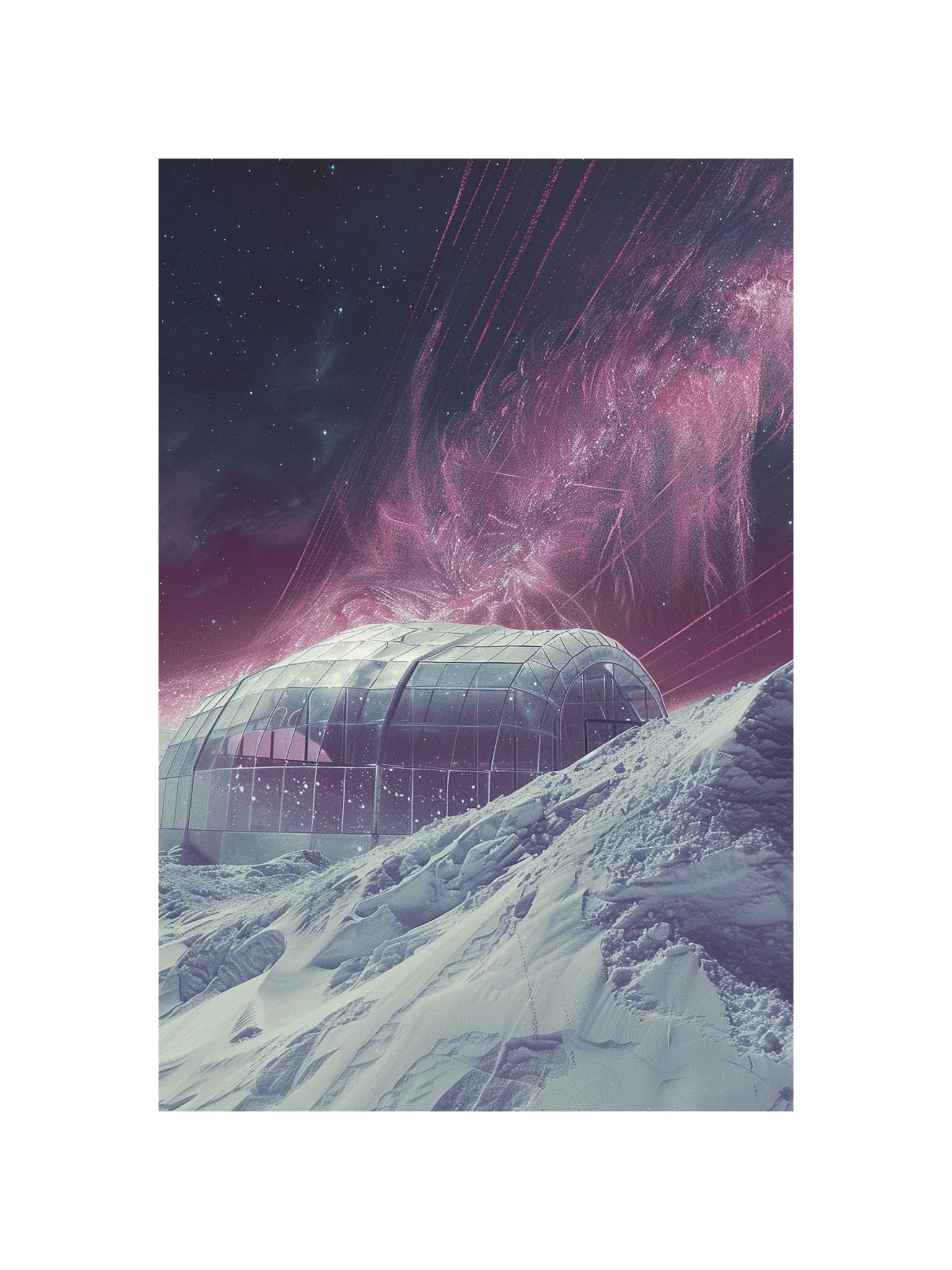 Muted Blue Greenhouse Module Poster product image (12)