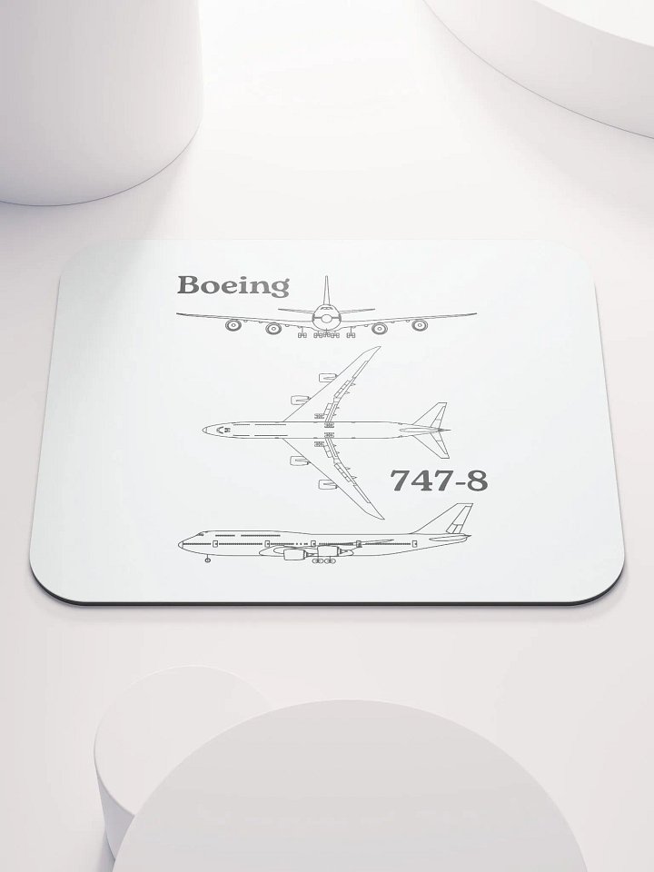 Boeing 747-8 Blueprint Mouse Pad product image (2)