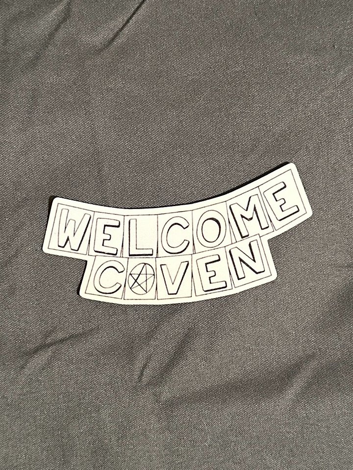 "Welcome Coven" Sticker product image (1)