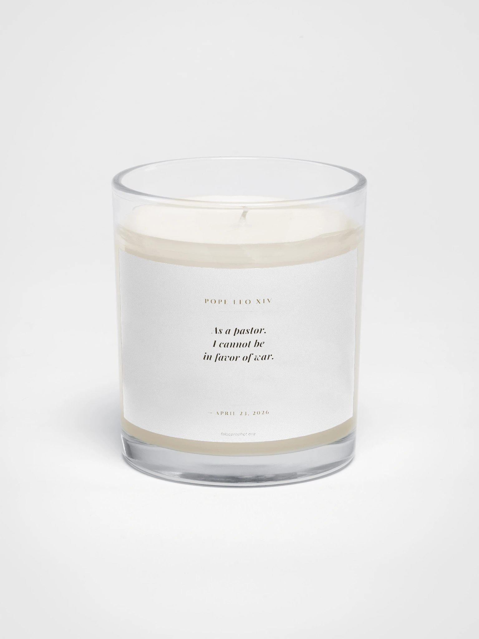 Pope Leo Candle product image (1)