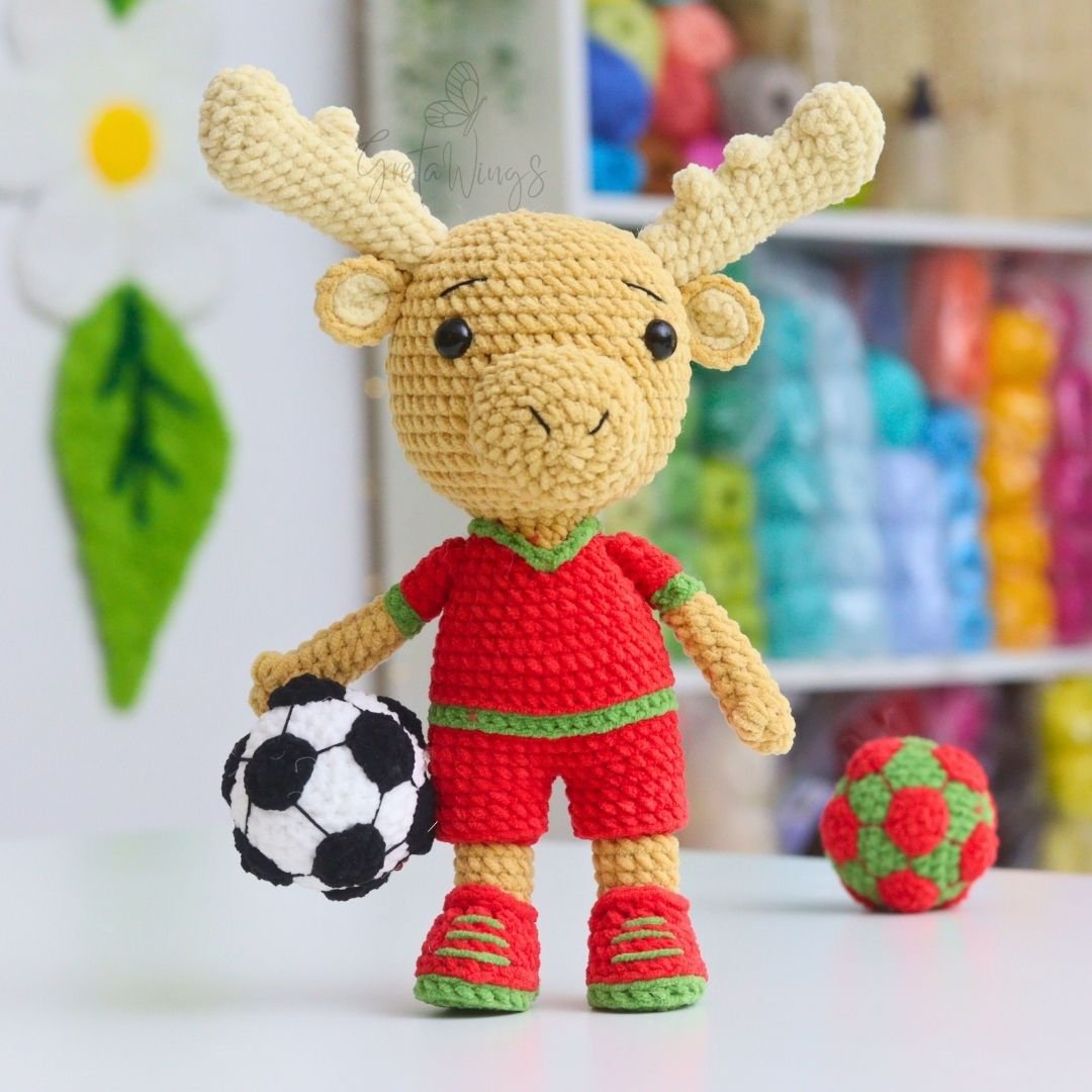 World Cup Mascots + Soccer Ball Amigurumi Crochet Pattern product image (8)