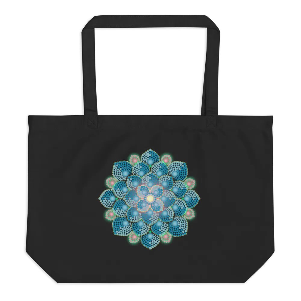Summer Rain Mandala Organic Cotton Tote product image (4)