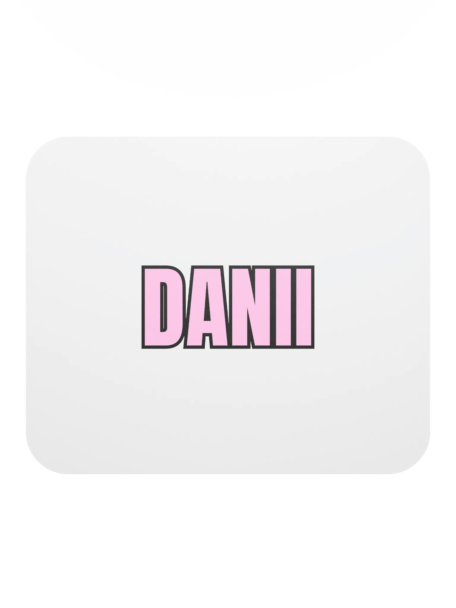 DANII PINK BLACK MOUSE PAD product image (2)
