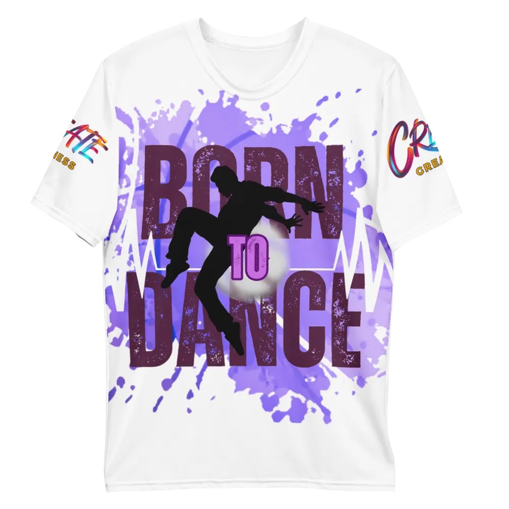 Born to Dance His Silhouette Dynamic Huge Print T-Shirt product image (11)
